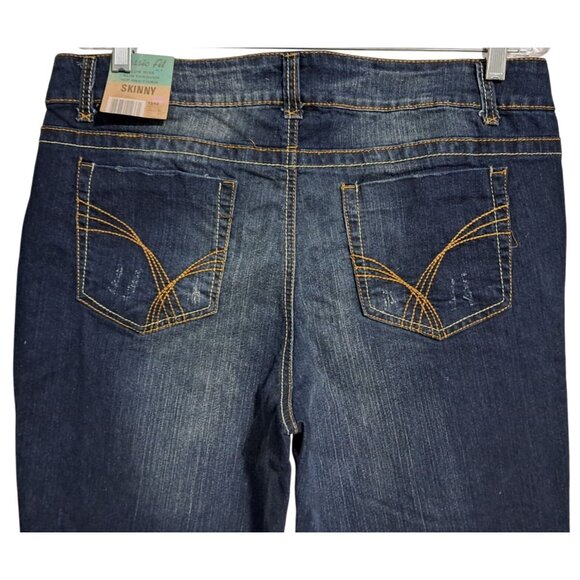 Route 66 Cropped Jeans Womens Size 13/14 Classic Fit Low Rise Blue Denim NWT - Picture 6 of 12